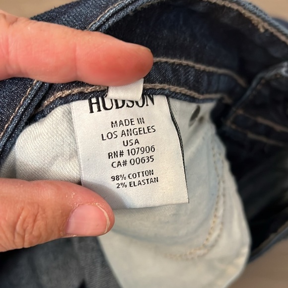 HUDSON LOW RISE SIGNATURE BOOTCUT DENIM  JEANS 27 - Picture 10 of 16
